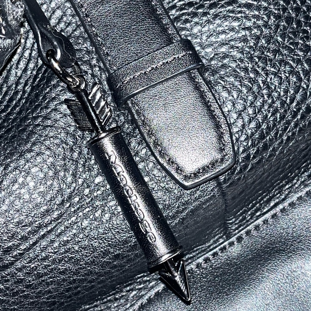 Mackage Raffia Leather Handbag - Picture 7 of 7
